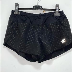 Umbro Black Running Shorts with built in underwear